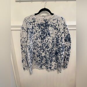 Nike Oversized Tee with Blue and White Design